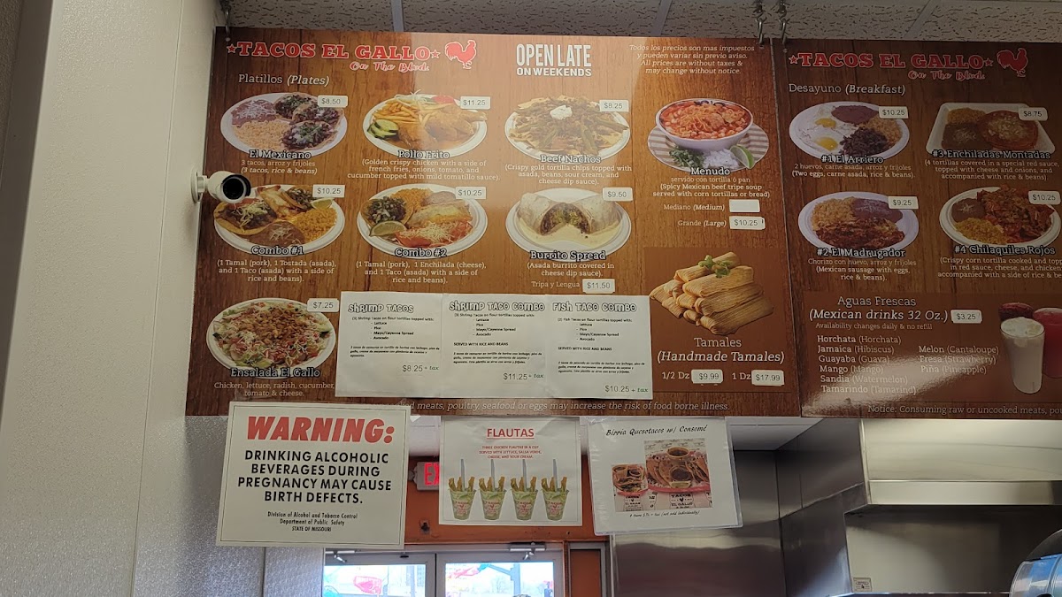 Tacos El Gallo Menu - Image 3