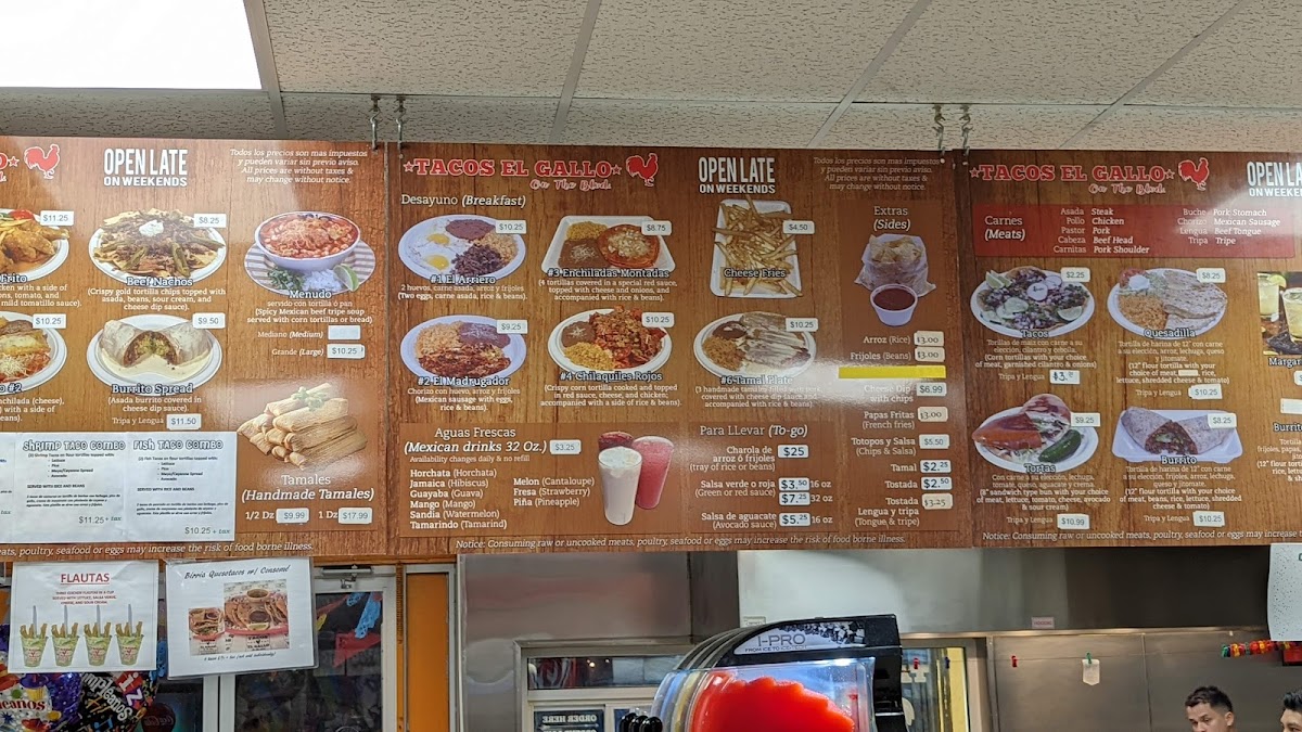Tacos El Gallo Menu - Image 5